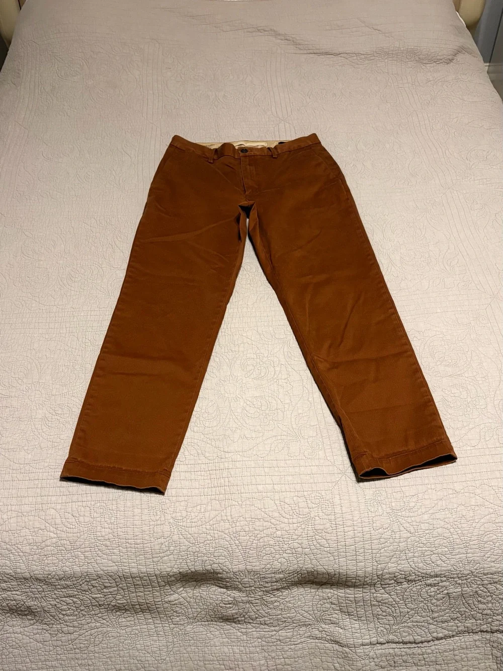 Banana Republic Straight Fit Chinos Brown 30x30
